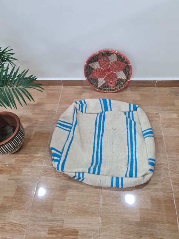 Vintage Moroccan Poufs – Handmade from Recycled