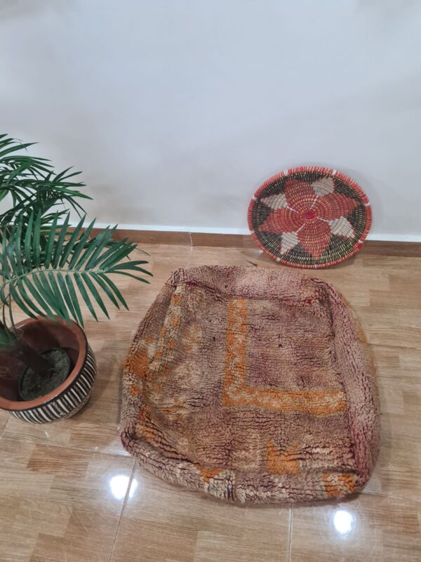 Vintage Moroccan Poufs – Handmade from Recycled Rugs