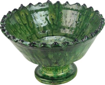 Charming Tamegroute bowl with vibrant floral patterns