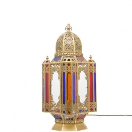 Moroccan Bazaar Table Lamps - Intricately designed lamps that add charm and warmth to any home decor.