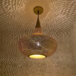 Modern Moroccan Lighting with scalloped design