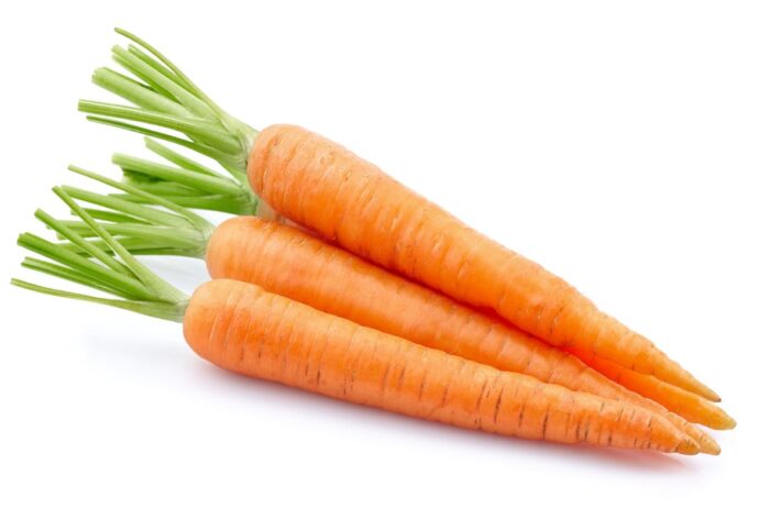 Fresh Moroccan carrots showcasing their vibrant color and quality.