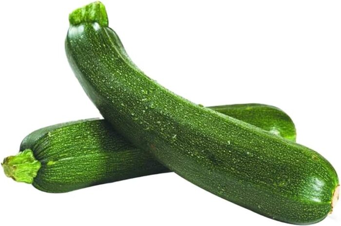 Fresh Moroccan black zucchini showcasing its vibrant color and quality.
