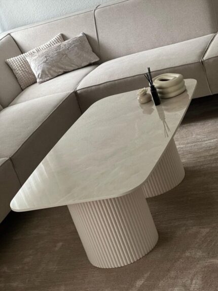 Porzellan Couchtisch Diamond Daisy